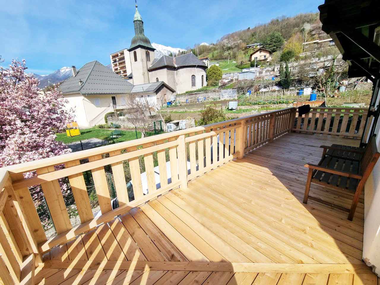 Terrasse en bois Ugine